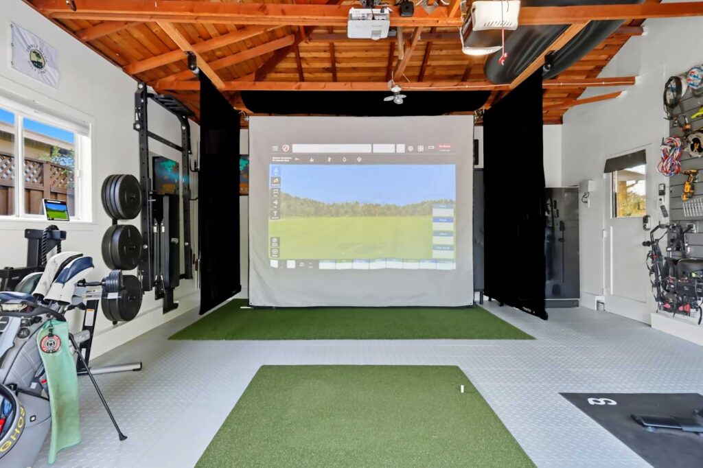 diy golf simulator setup