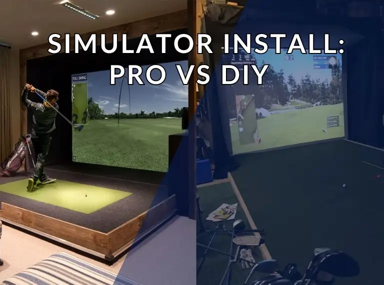 Golf Simulator Installation: Choosing DIY or Professional Services