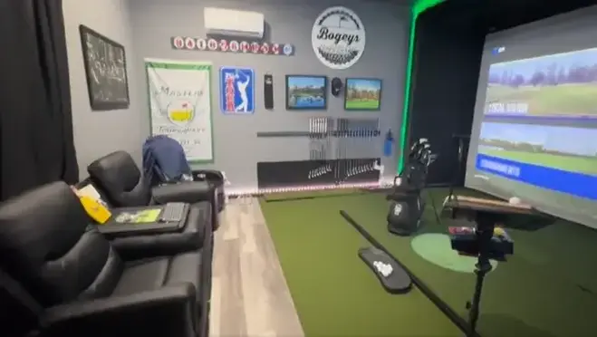 Golf Simulator Room Ideas