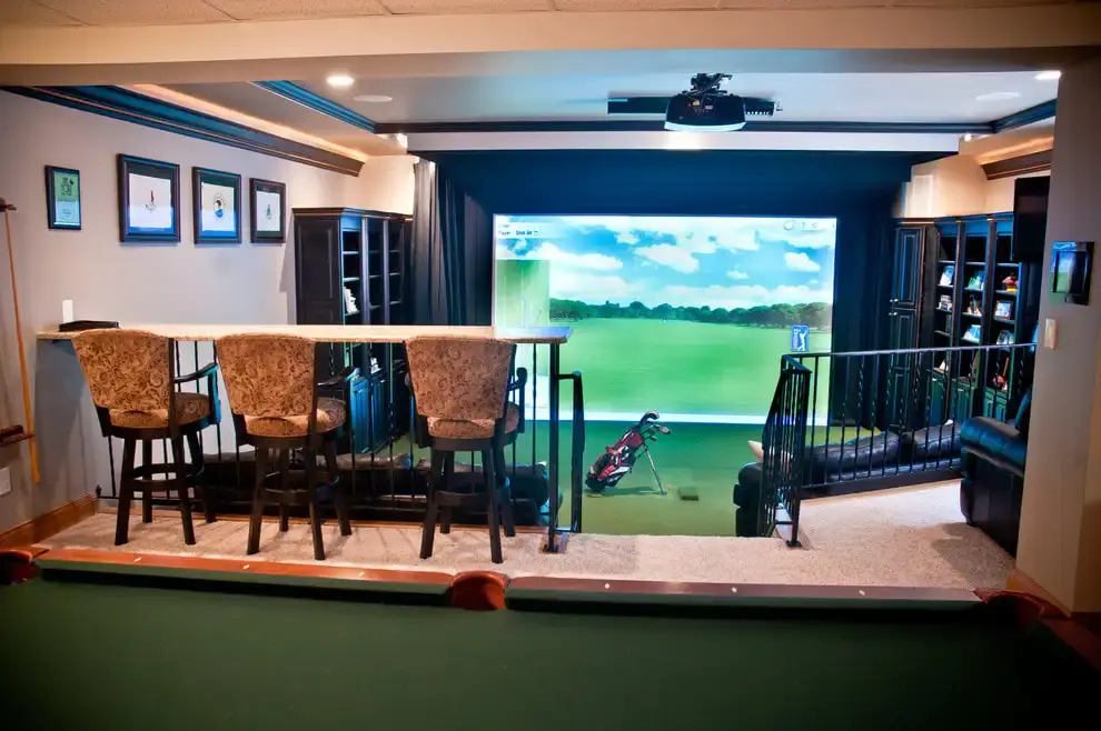 Basement Golf Simulator