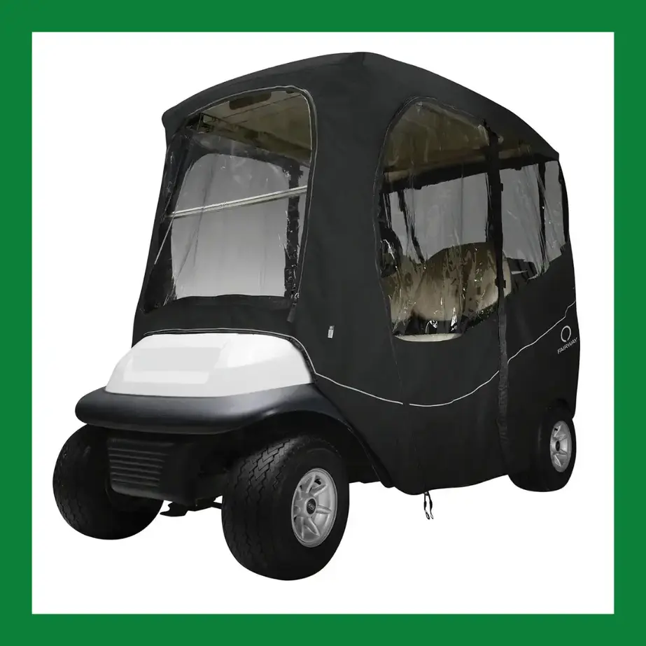 Classic Accessories Fairway Golf Cart Deluxe Enclosure