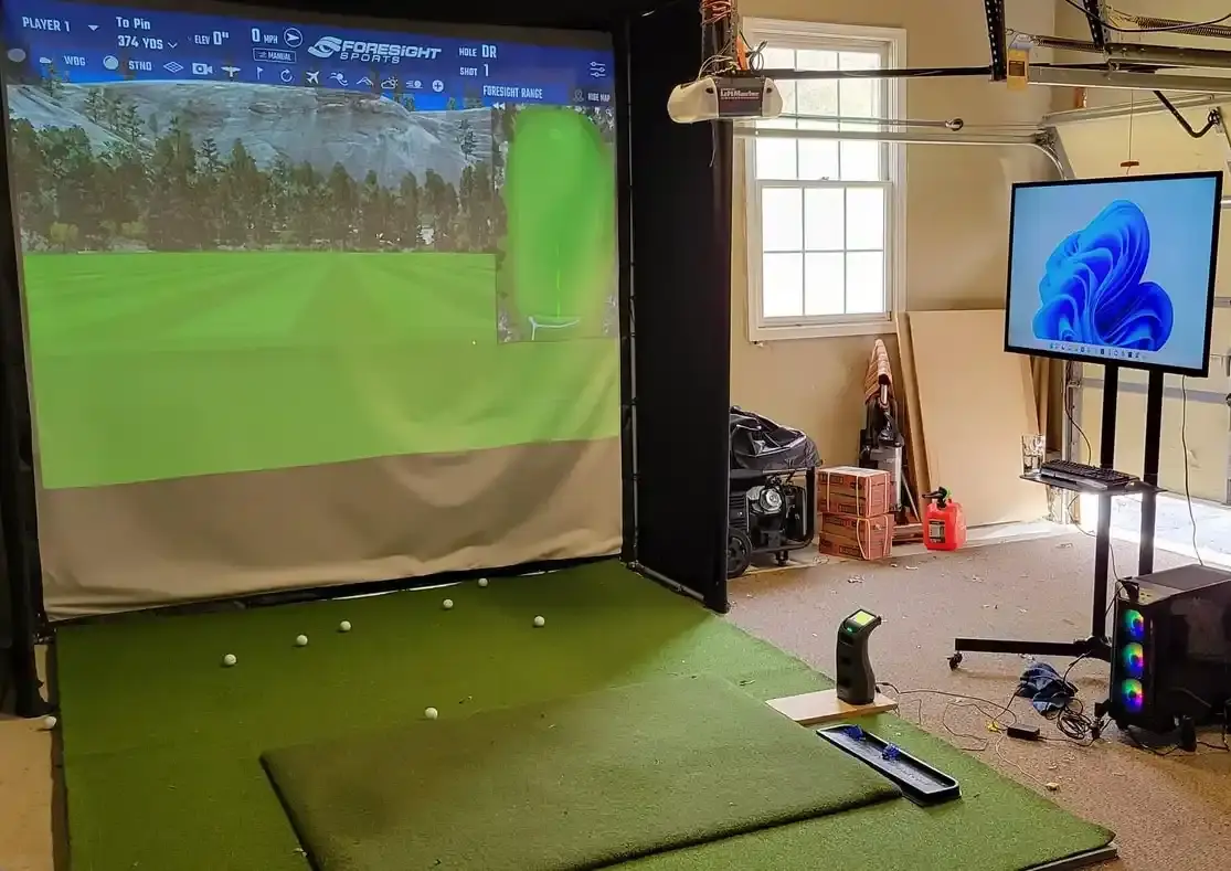 golf man cave decor