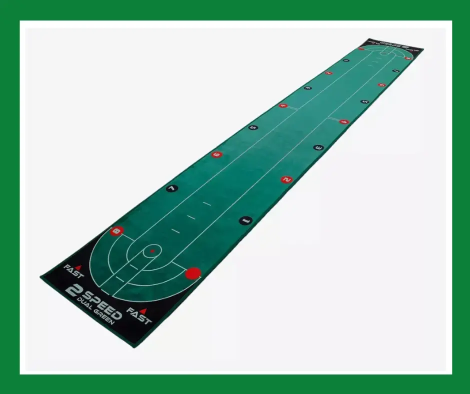 Dual Speed 10' Putting Mat