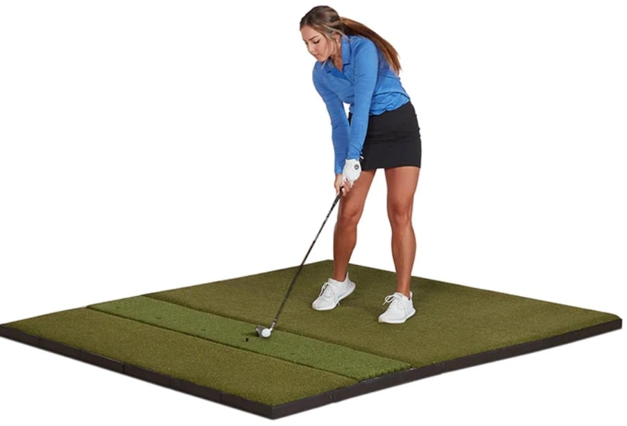 golf hitting mats