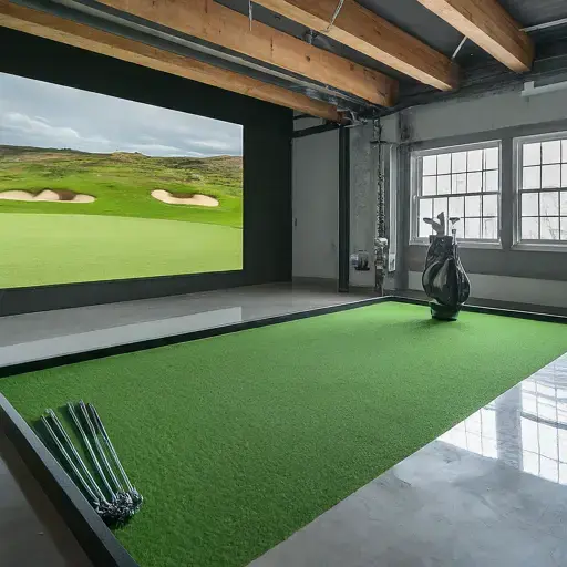 Golf Simulator for Garage