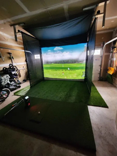 Golf Simulator Garage
