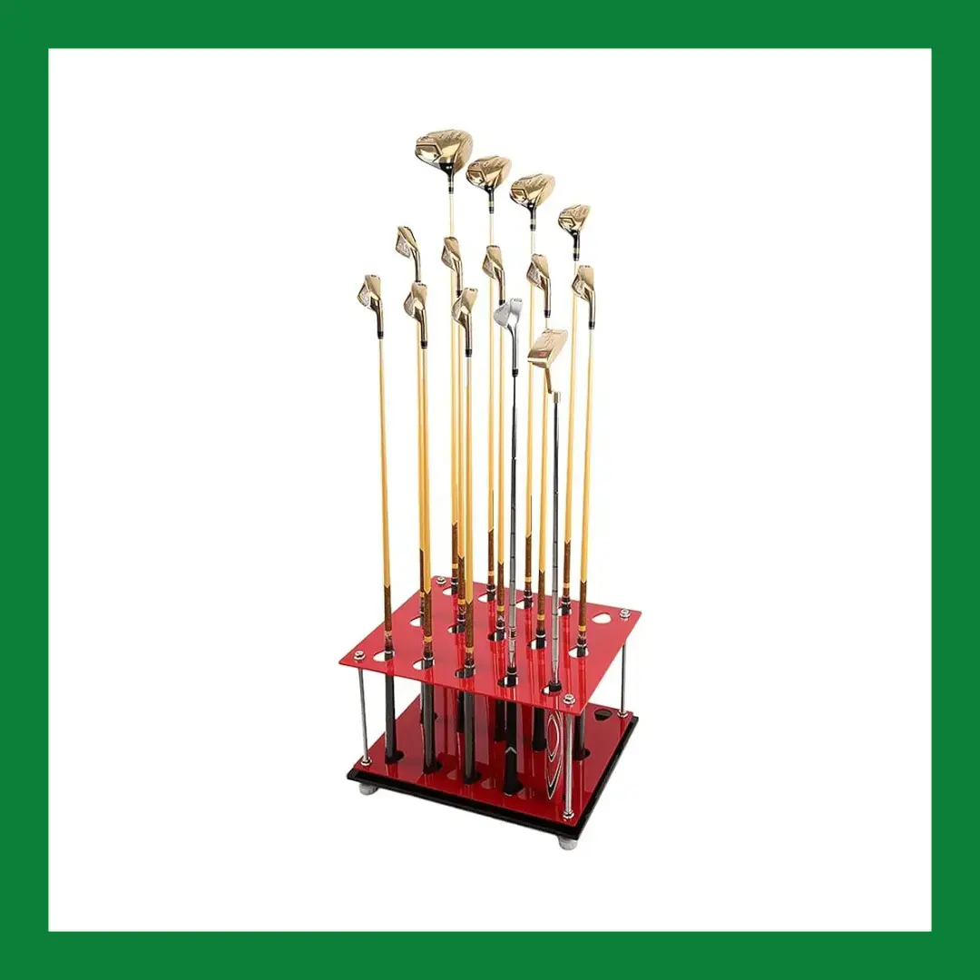 Golf Clubs Holder for Indoor Simulator