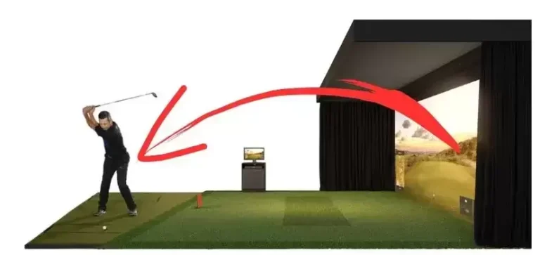 golf impact screen bounce back