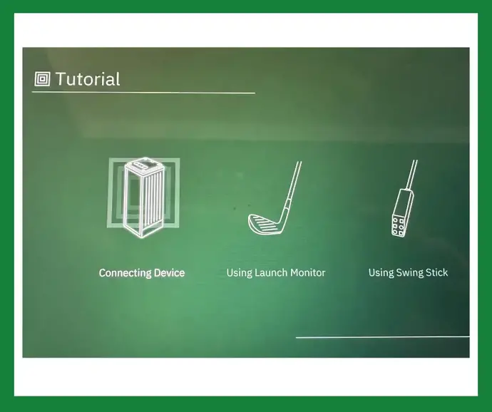 Square Golf Launch Monitor setup