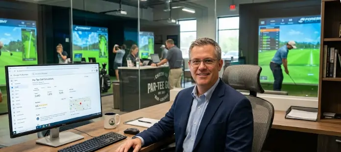 golf simulator business marketing strategy
