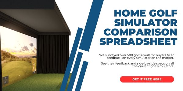 Golf simulator home installation