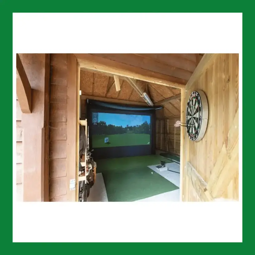 Diy Golf Simulator Shed