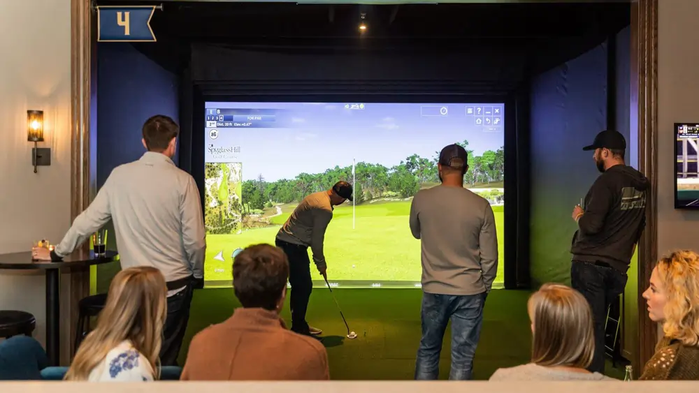 indoor golf revenue