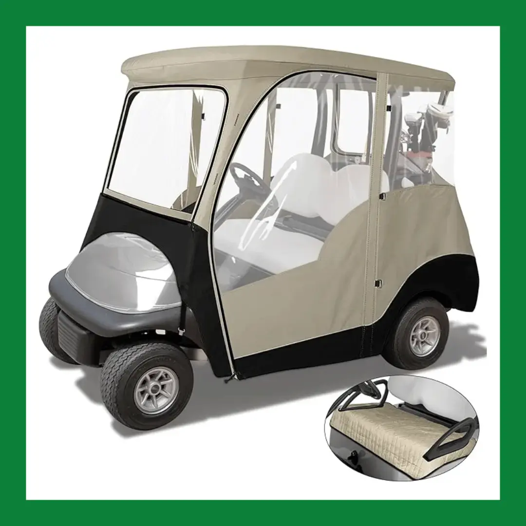 Kakit 800d Fairway 4-sided 2-person Golf Cart Cover