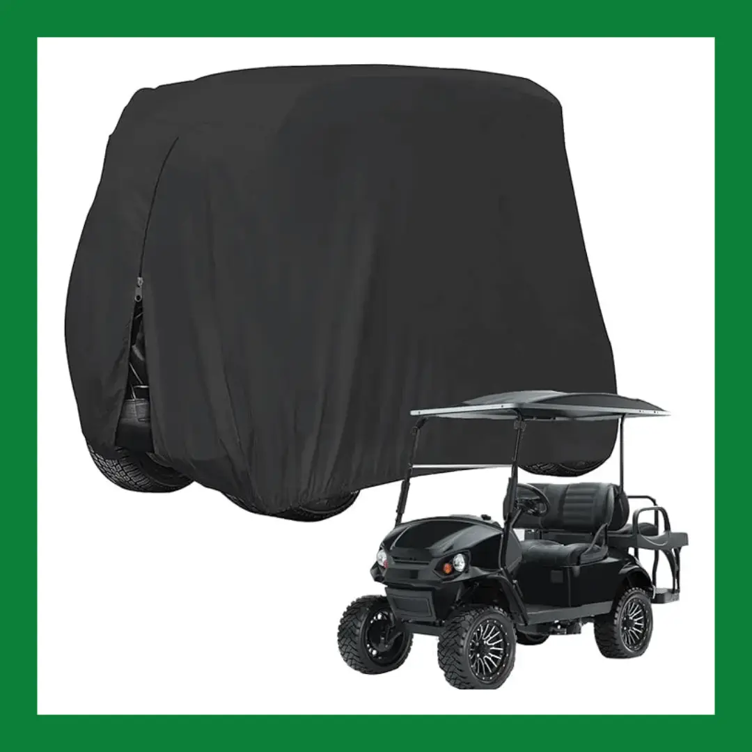 Kiseer 4-passenger 400d Waterproof Golf Cart Cover