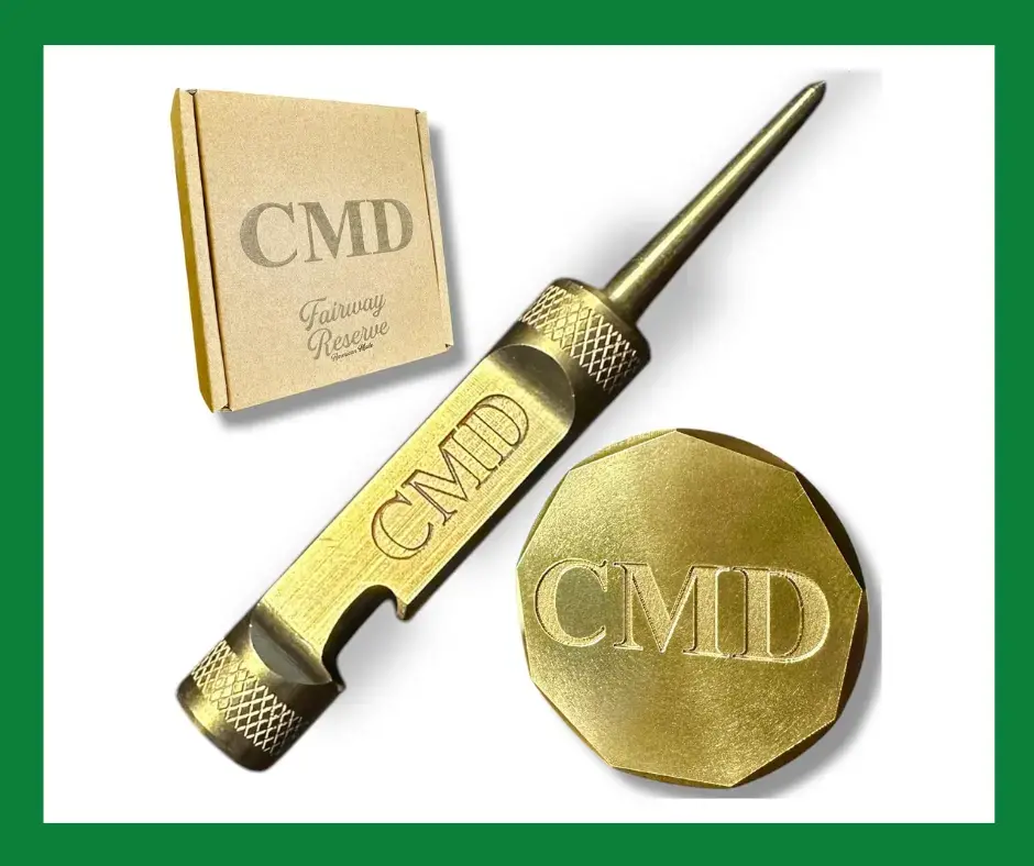 Personalized Golf Ball Marker & Golf Divot Tool