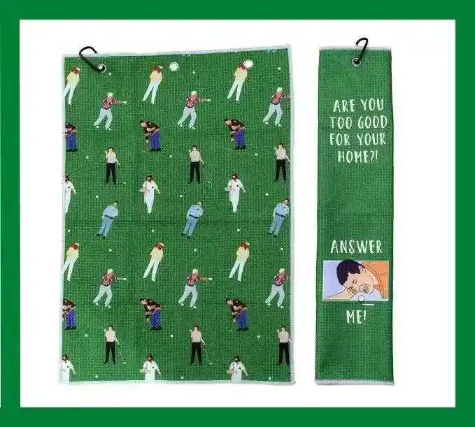 Happy Gilmore golf towel