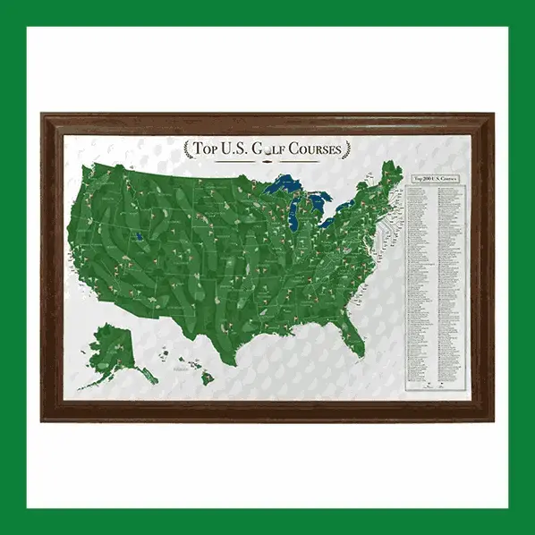 Push Pin Golf Course Map