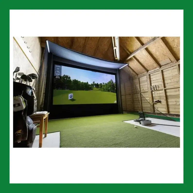 Temporary Golf Simulator Shed