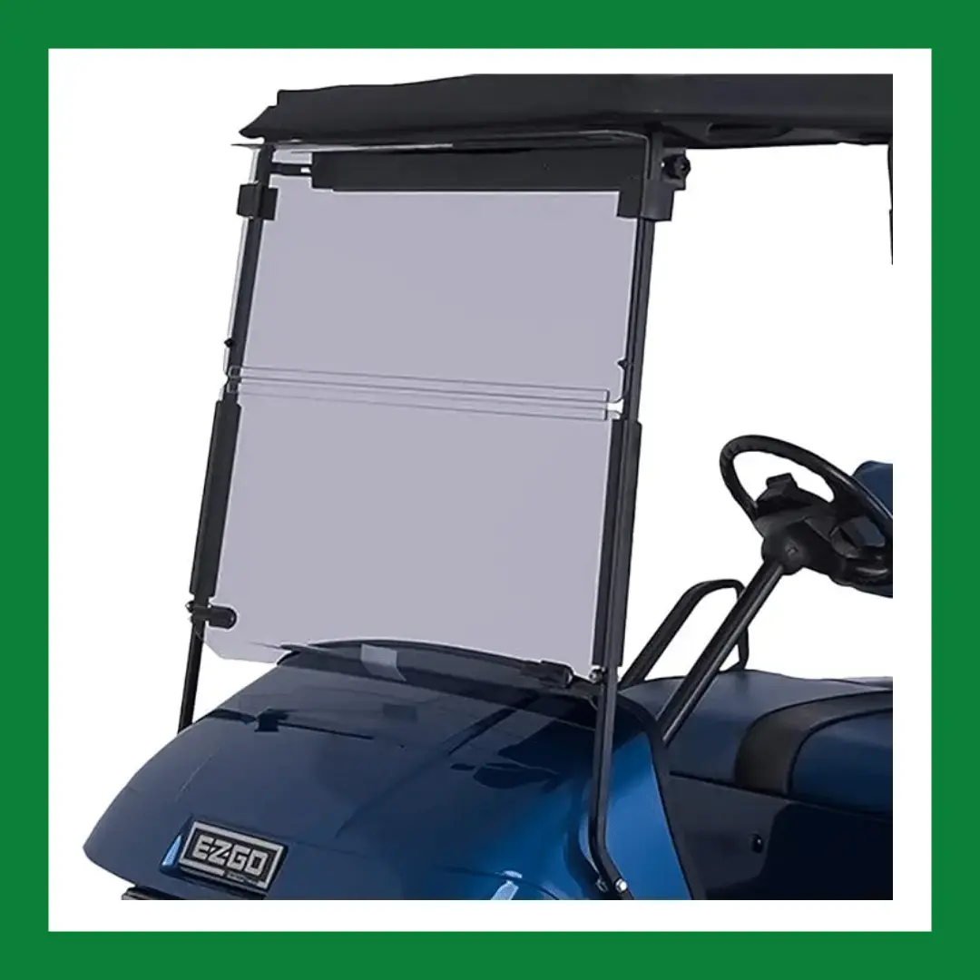 Tinted Foldable Golf Cart Windshield
