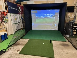 golf simulator enclosure