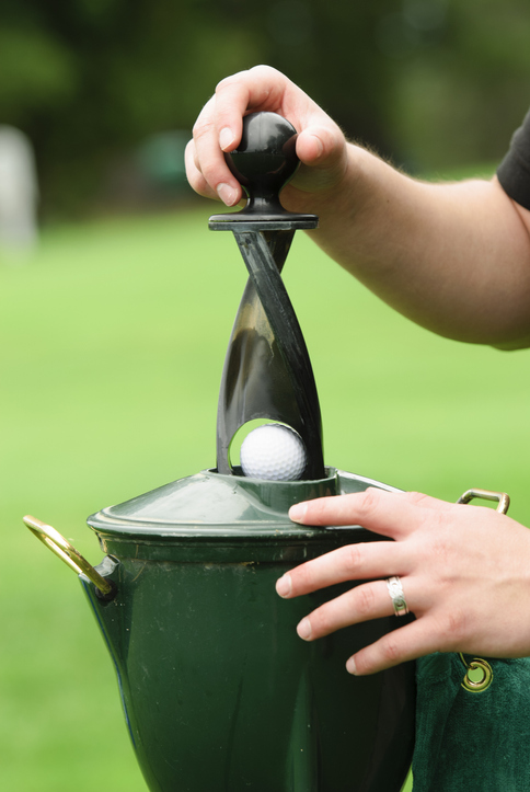 use clean balls on your golf simulator