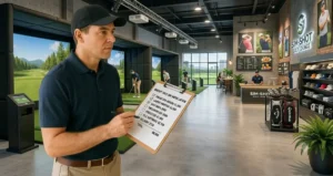golf simulator business startup budget