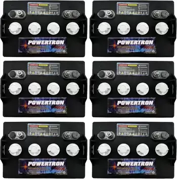Powertron 8 volt golf cart battery