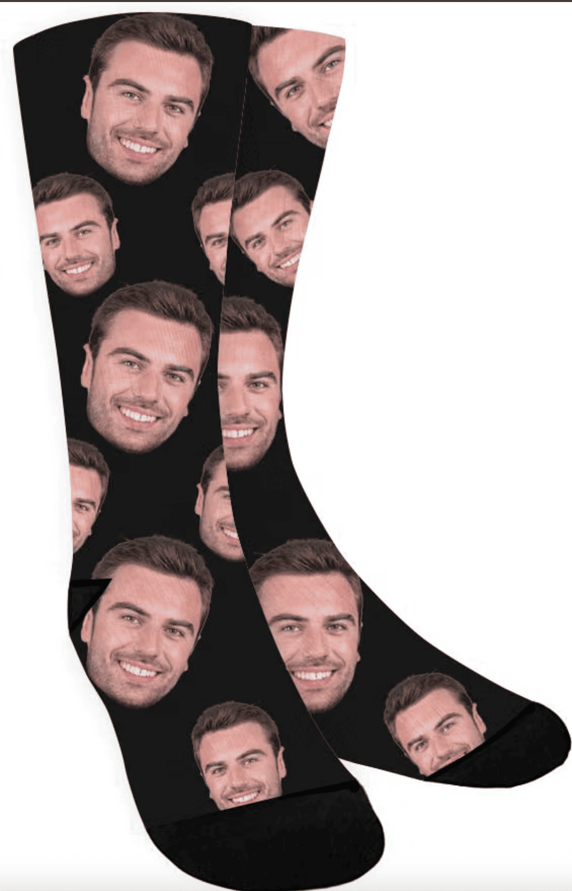 Custom face socks, one of the best gifts for golfers under $50