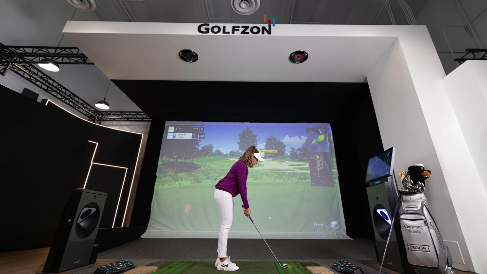 Golfzon TwoVision NX bay, commercial golf simulator cost